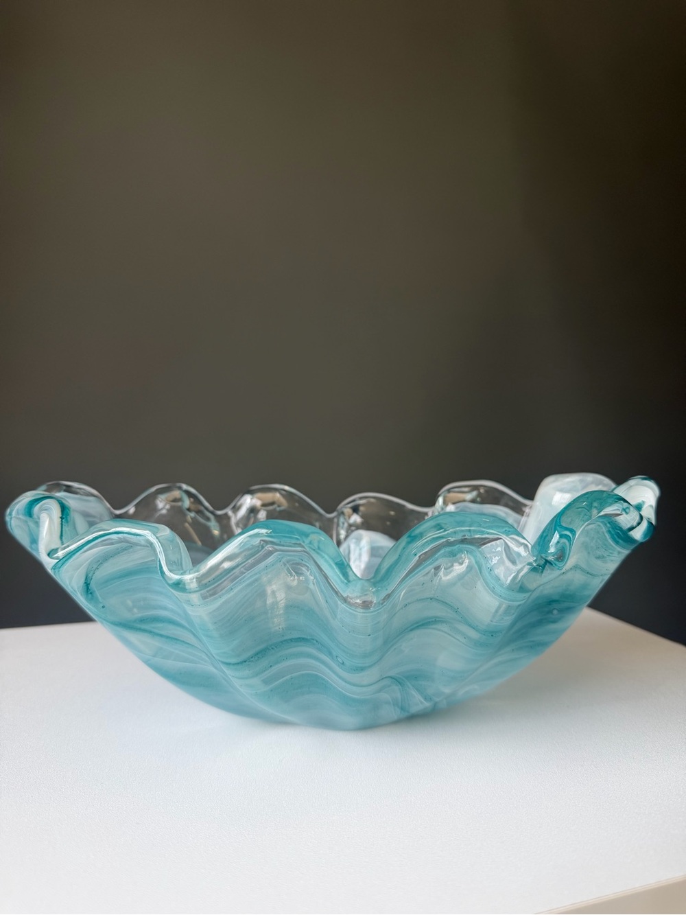 Hand blown glass bowl Glass Art Glass Bowl